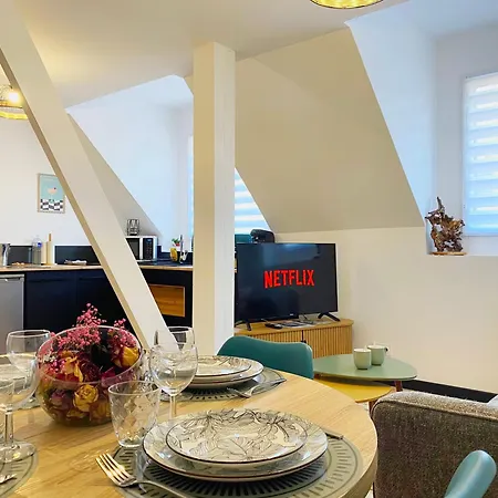 Duplex Chaleureux Au Coeur De La * Dieppe