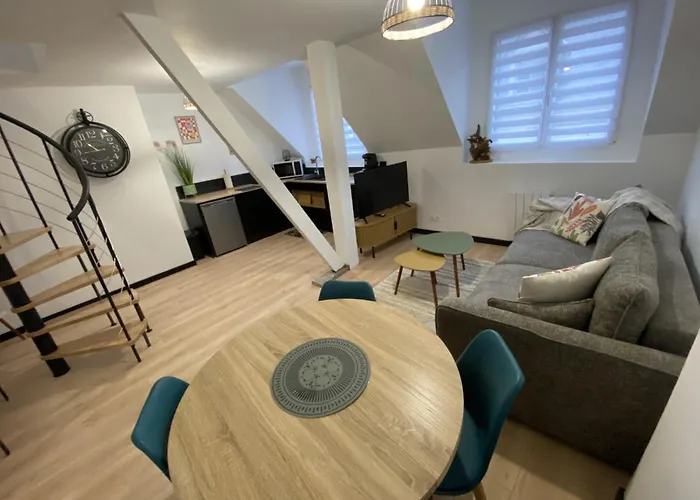 Duplex Chaleureux Au Coeur De La Dieppe