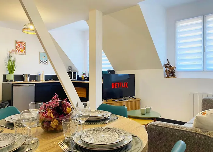 Duplex Chaleureux Au Coeur De La * Dieppe